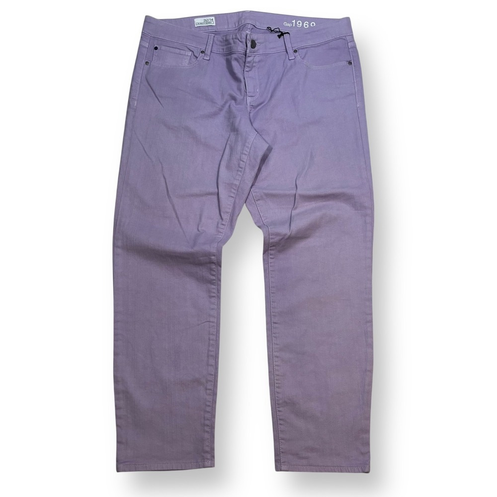 GAP 1969 Always Skinny‎ Jeans Light Purple Denim Casual Pants Womens 32